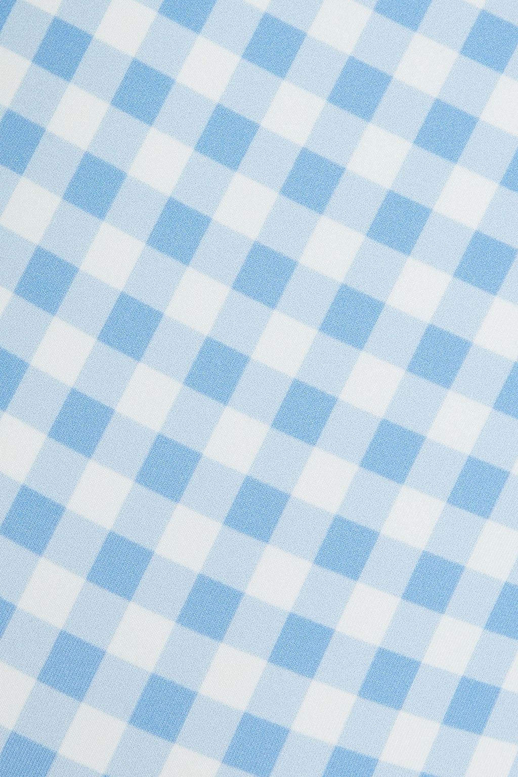 HVN Cutout gingham swimsuit
