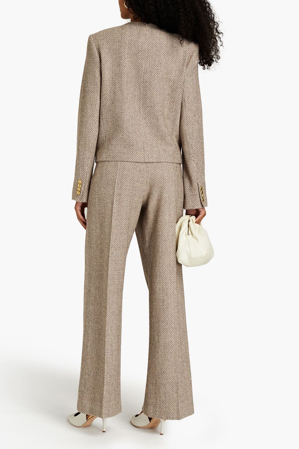ROSETTA GETTY Wool-tweed jacket