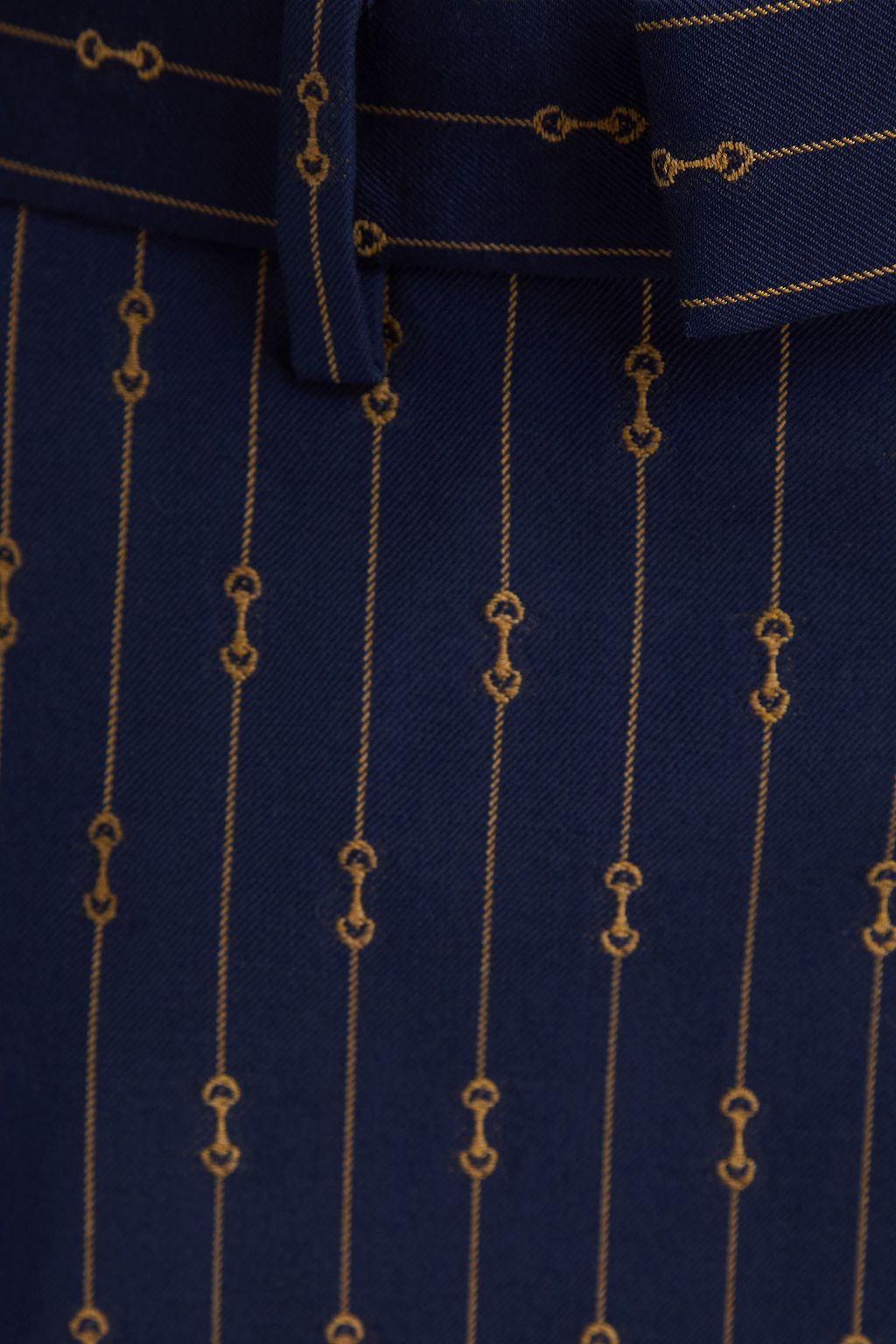 GUCCI Striped jacquard pants
