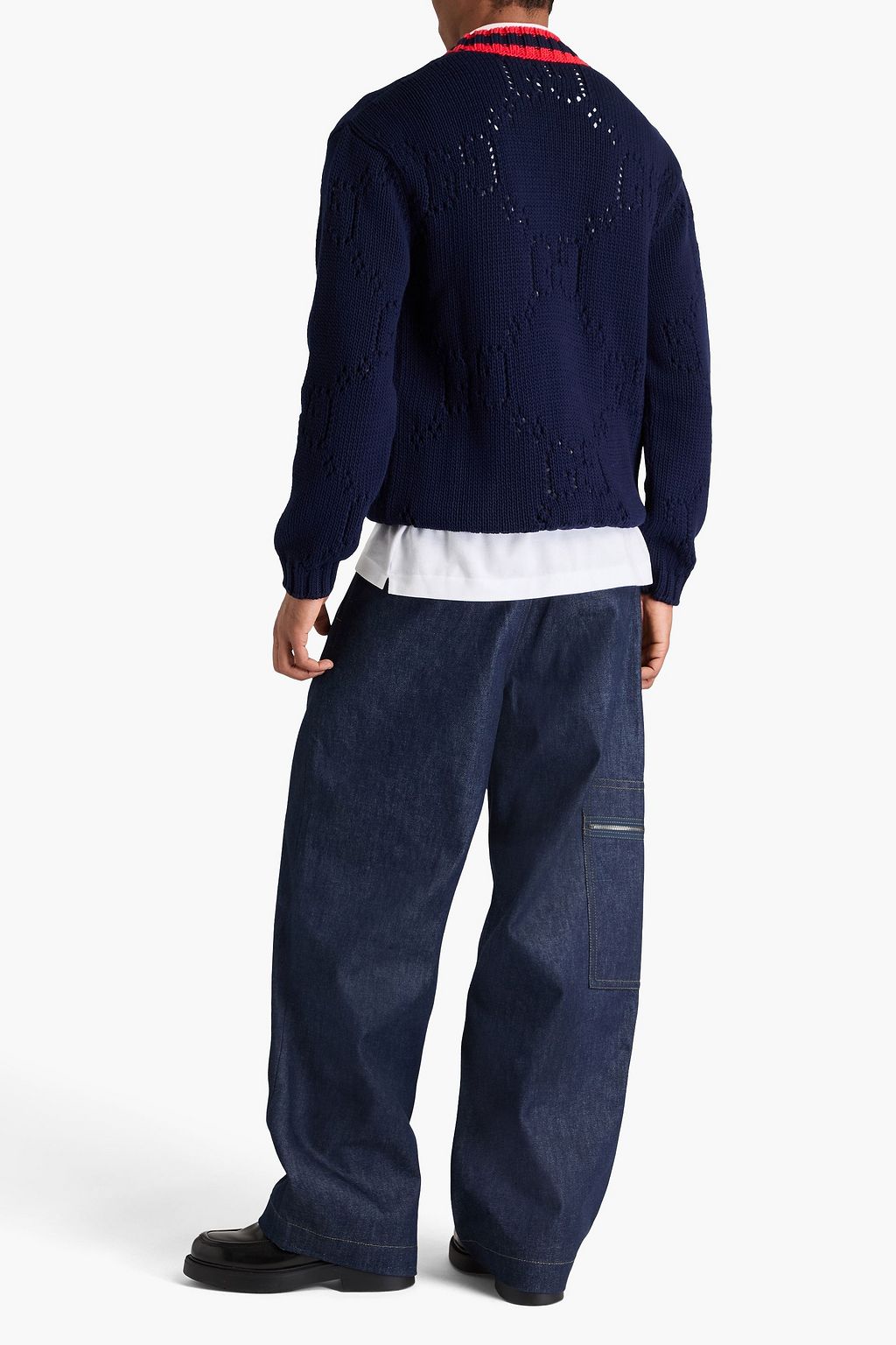 GUCCI Pointelle-knit cotton cardigan | THE OUTNET