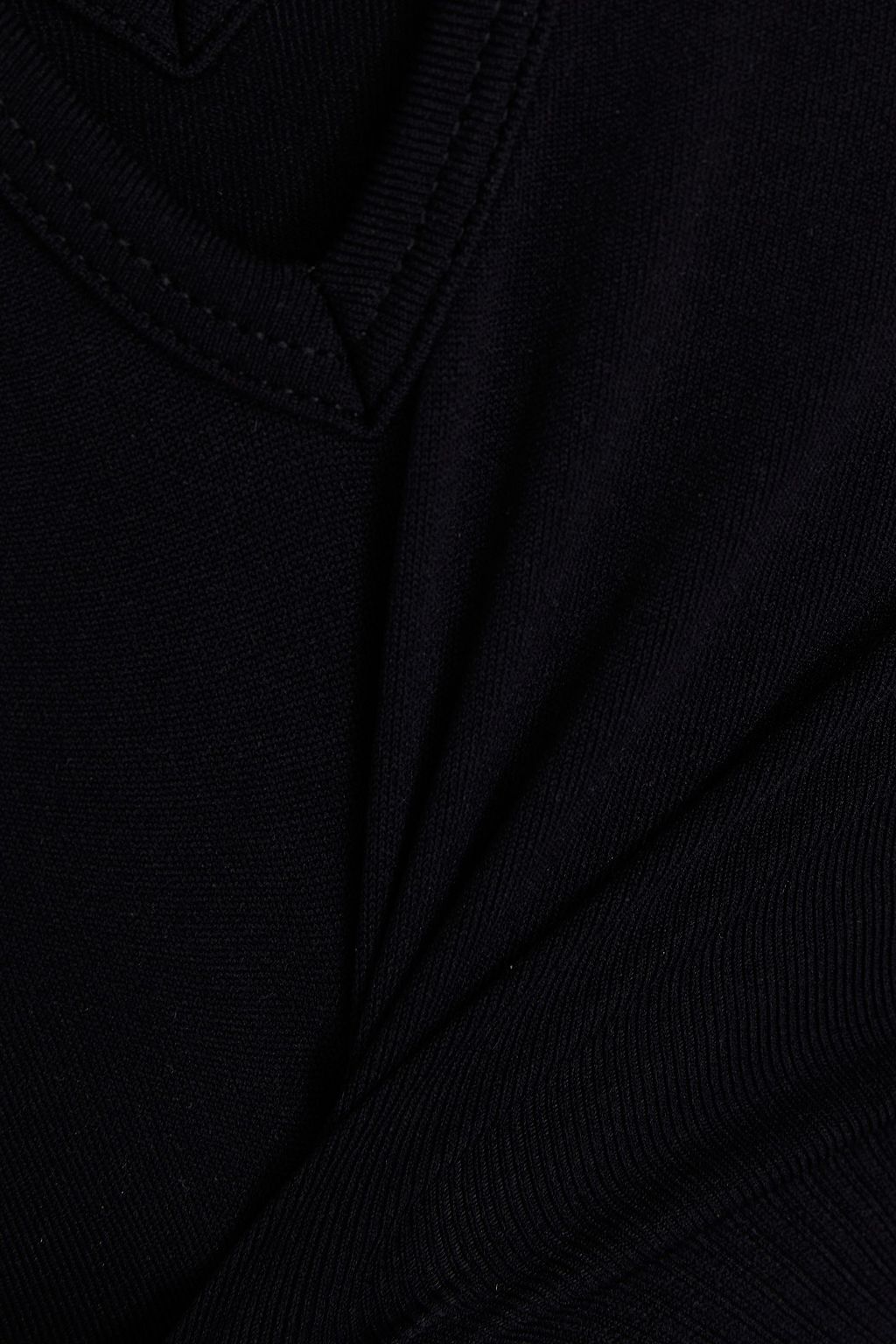 HELMUT LANG Cropped layered stretch-jersey tank