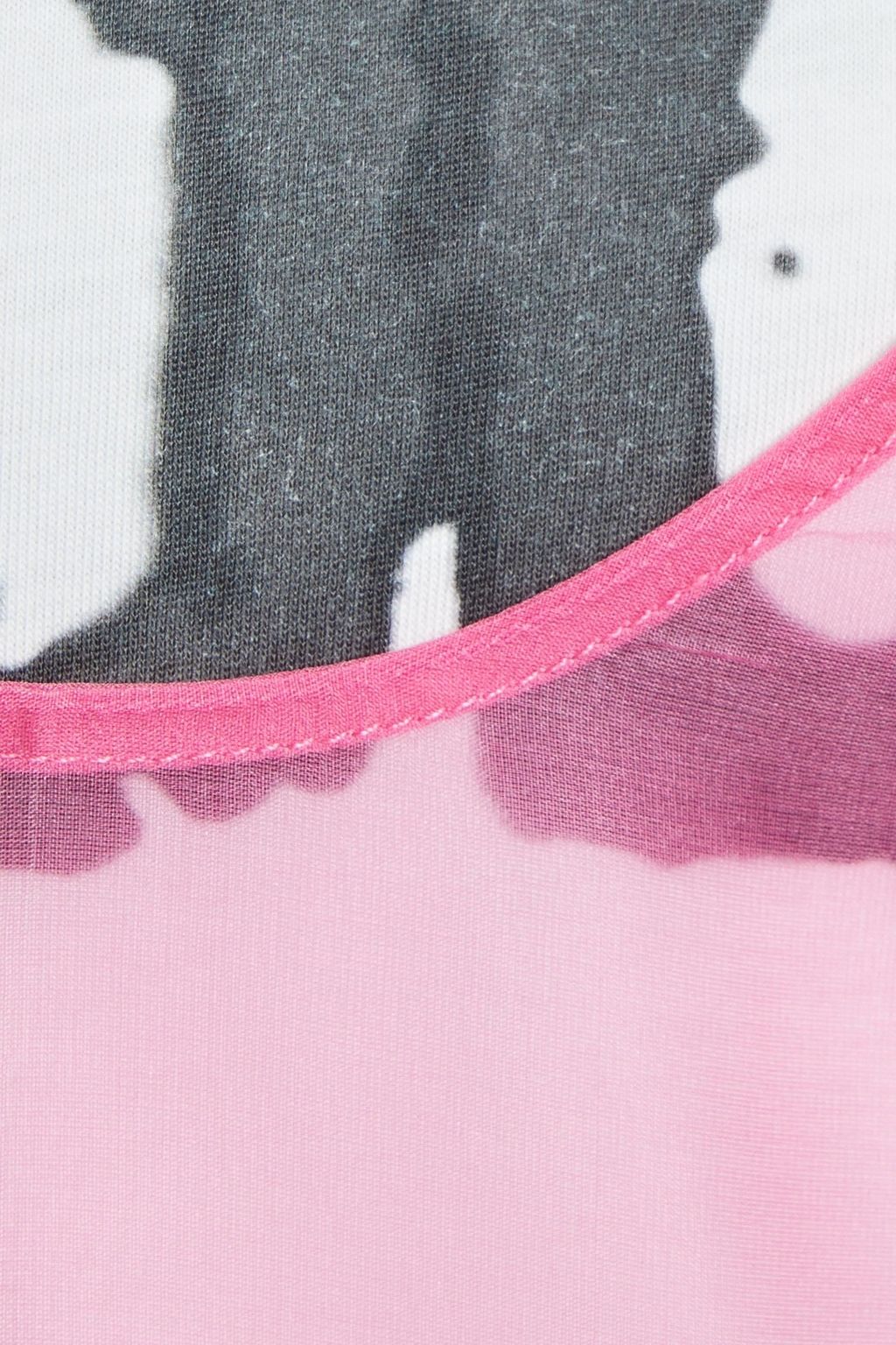DRIES VAN NOTEN◇21SS/Layered silk organza and cotton jersey top 
