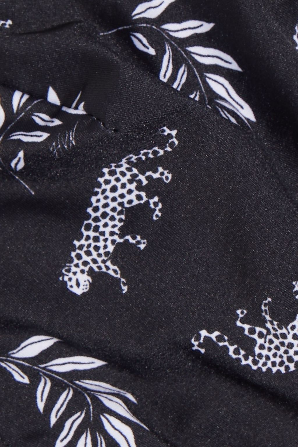 HVN Printed underwired bikini top