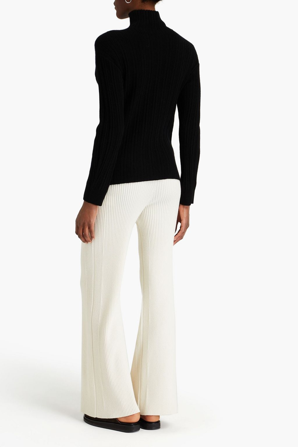 NAADAM Cutout wool and cashmere-blend turtleneck sweater