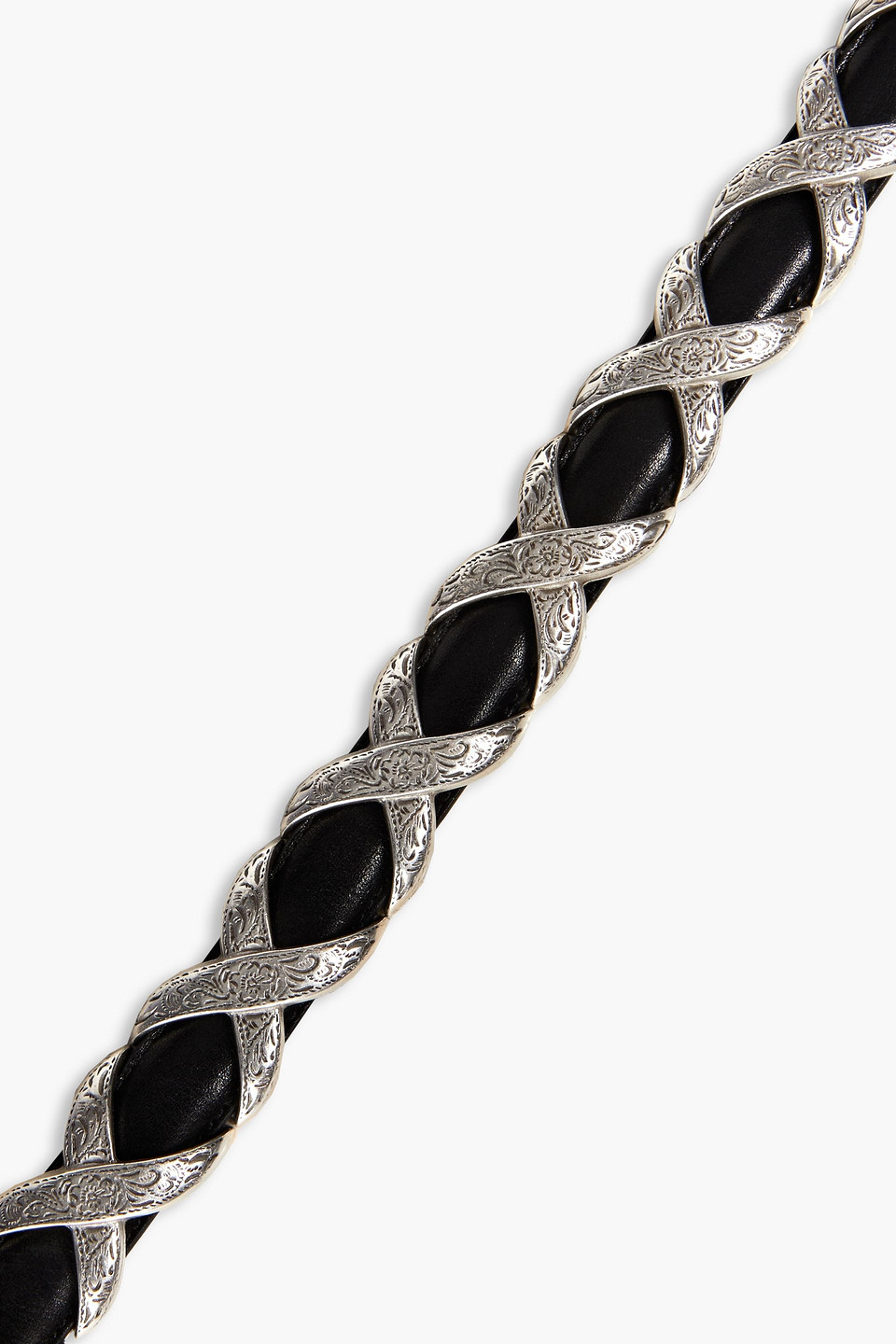 Re/done Embellished Leather Belt