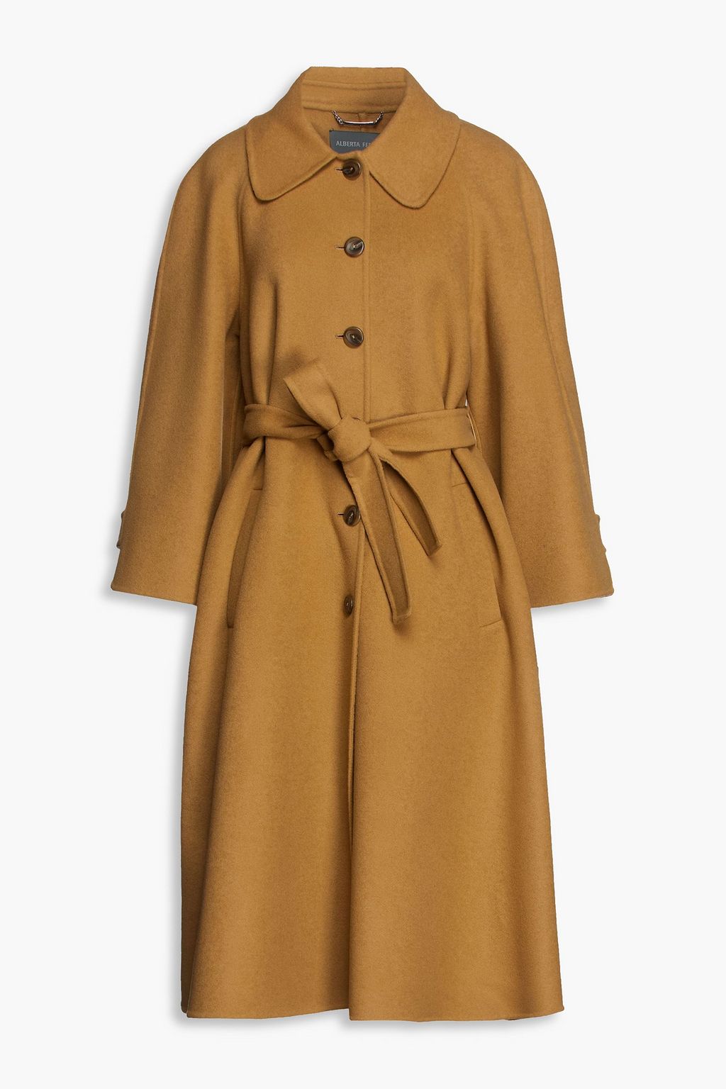 Camel felt coat discount