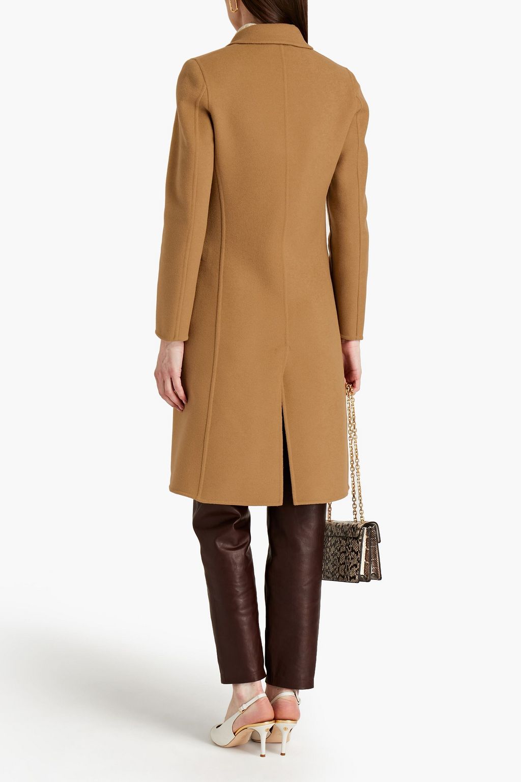 ALBERTA FERRETTI Double-breasted wool-felt coat