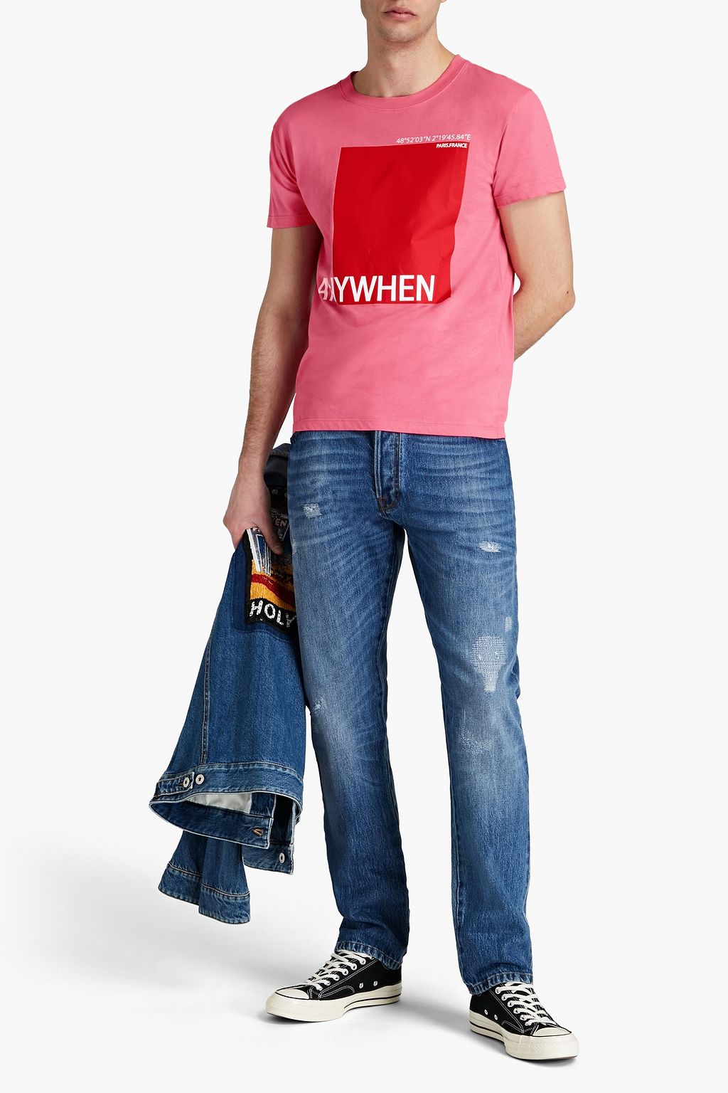 VALENTINO GARAVANI T-Shirt aus Baumwoll-Jersey mit Print