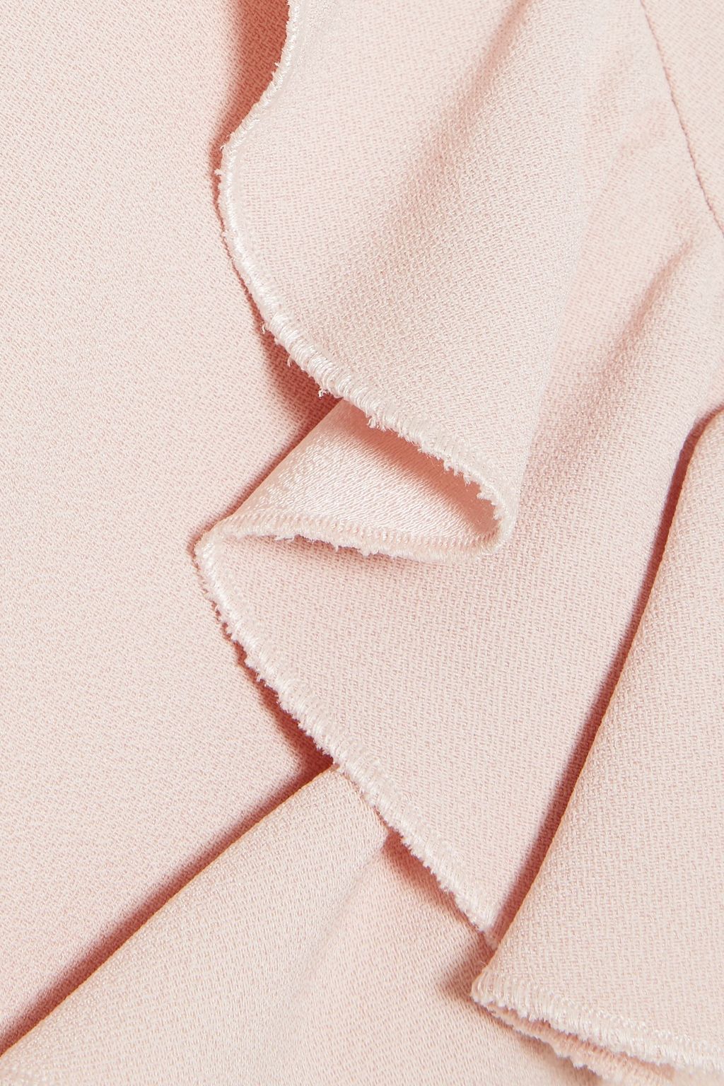 REDVALENTINO Ruffled crepe dress