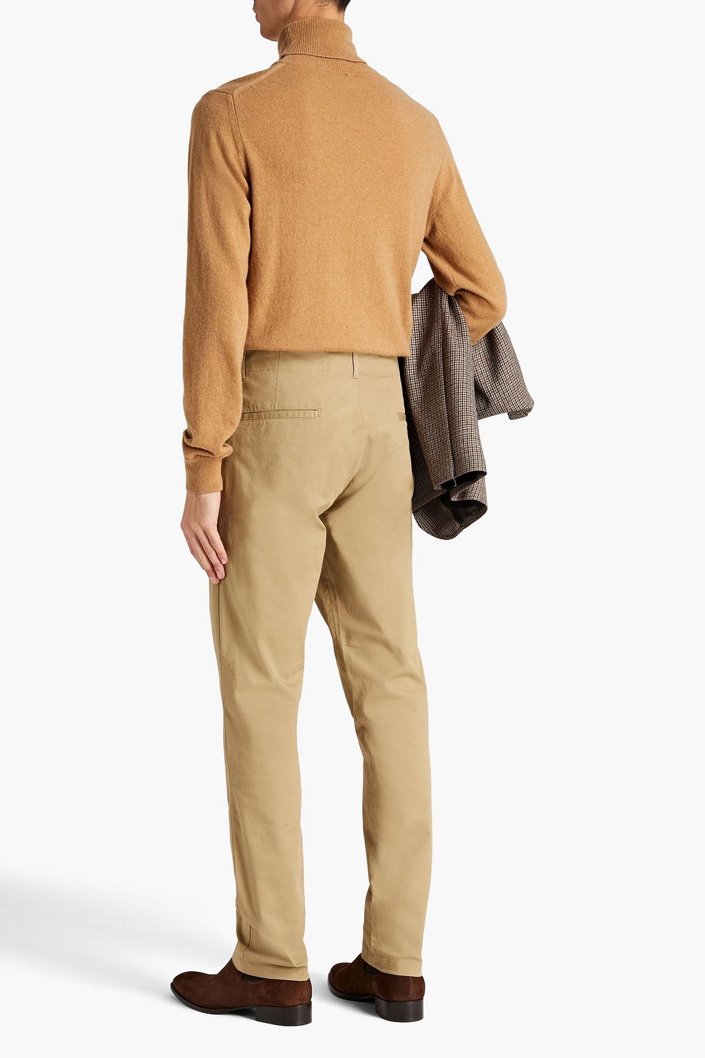 SANDRO Cotton-blend twill chinos