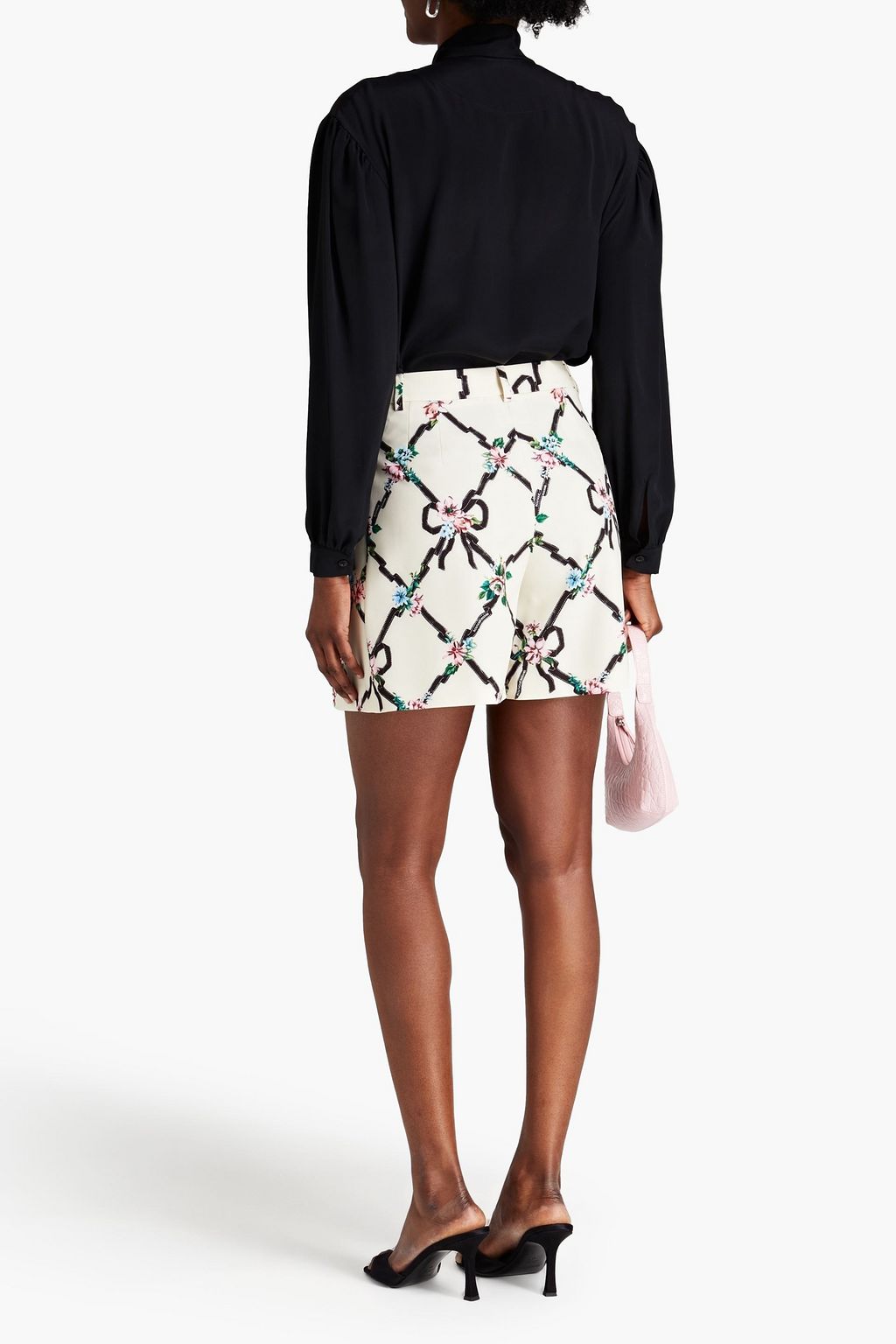 BOUTIQUE MOSCHINO Crepe de chine blouse