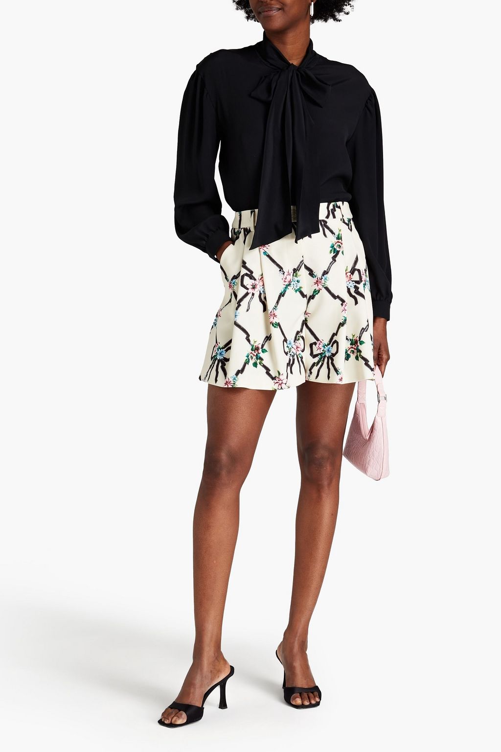 BOUTIQUE MOSCHINO Crepe de chine blouse