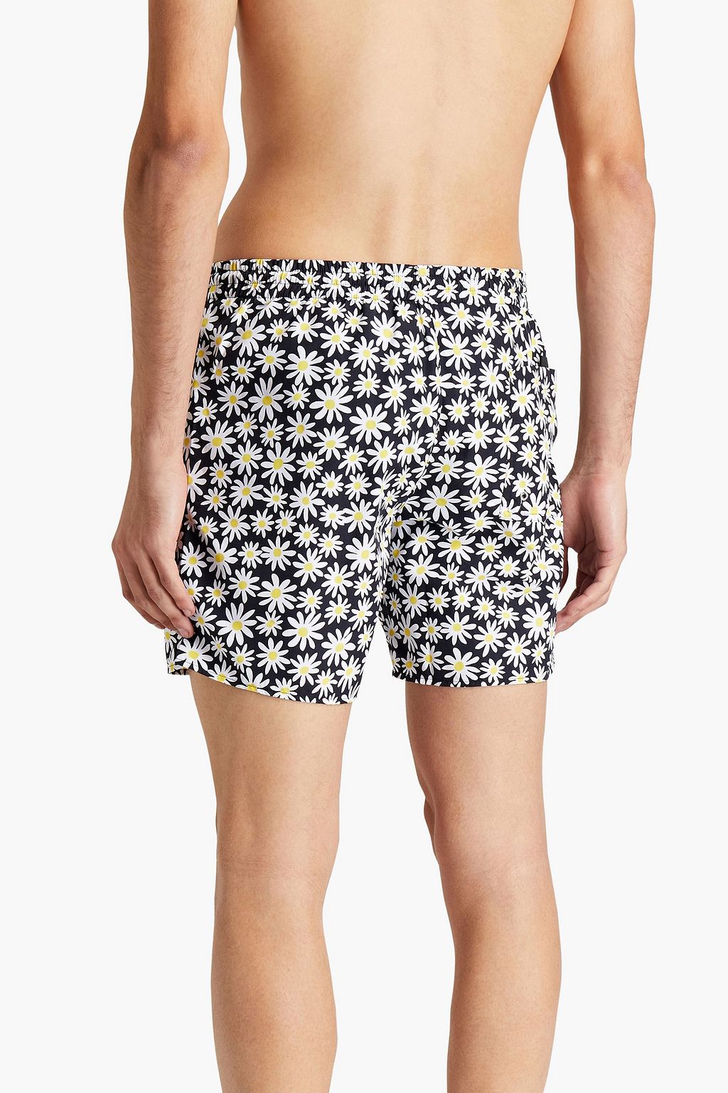 SANDRO Short-length floral-print swim-shorts