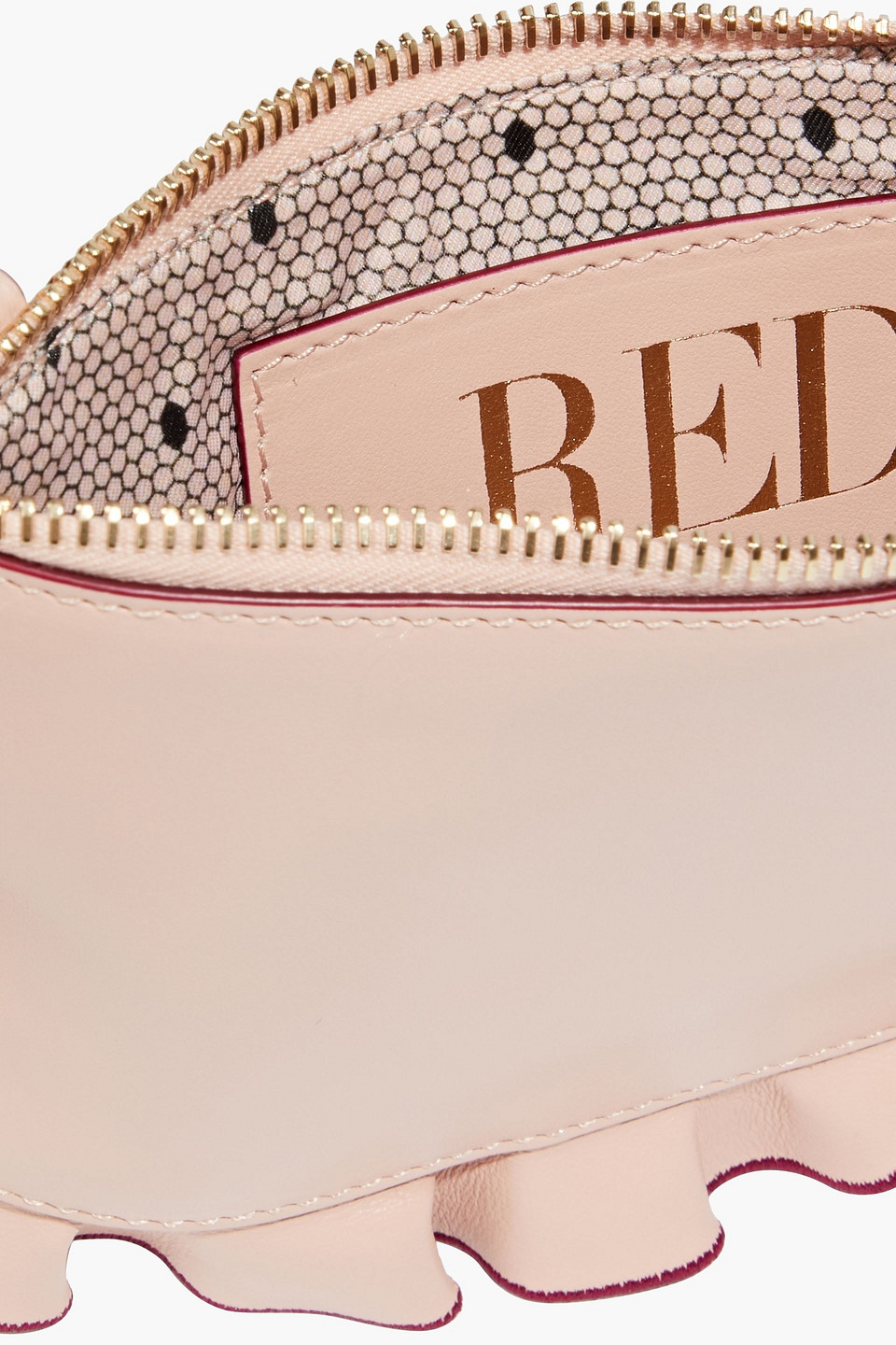 RED(V) Ruffled leather shoulder bag | Smart Closet