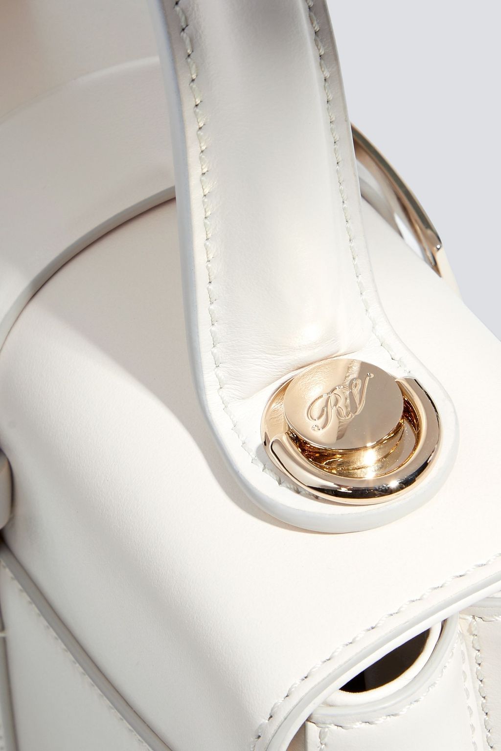 ROGER VIVIER Beau Vivier buckle-embellished leather tote