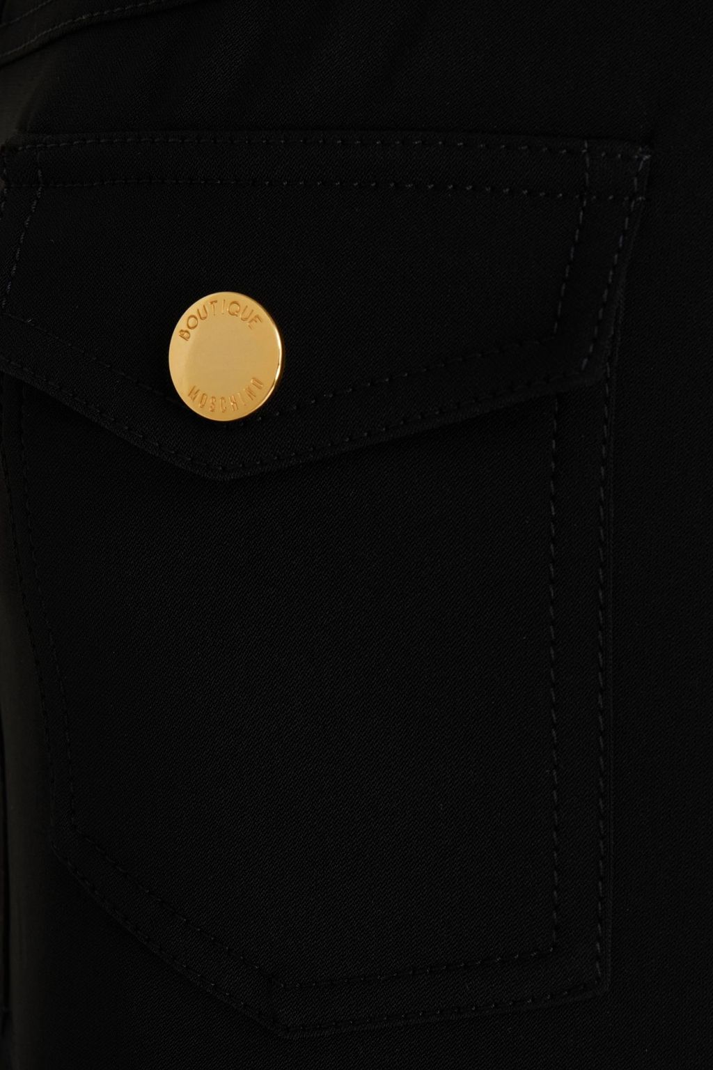 BOUTIQUE MOSCHINO Flared crepe mini skirt