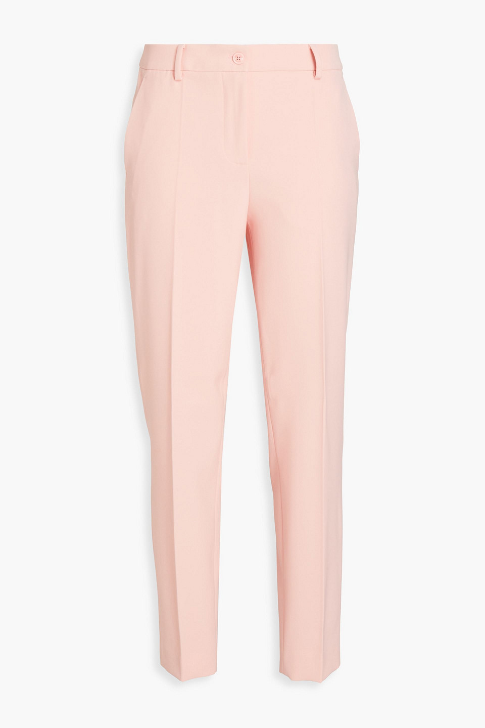 boutique moschino - crepe tapered pants - pink - it 42