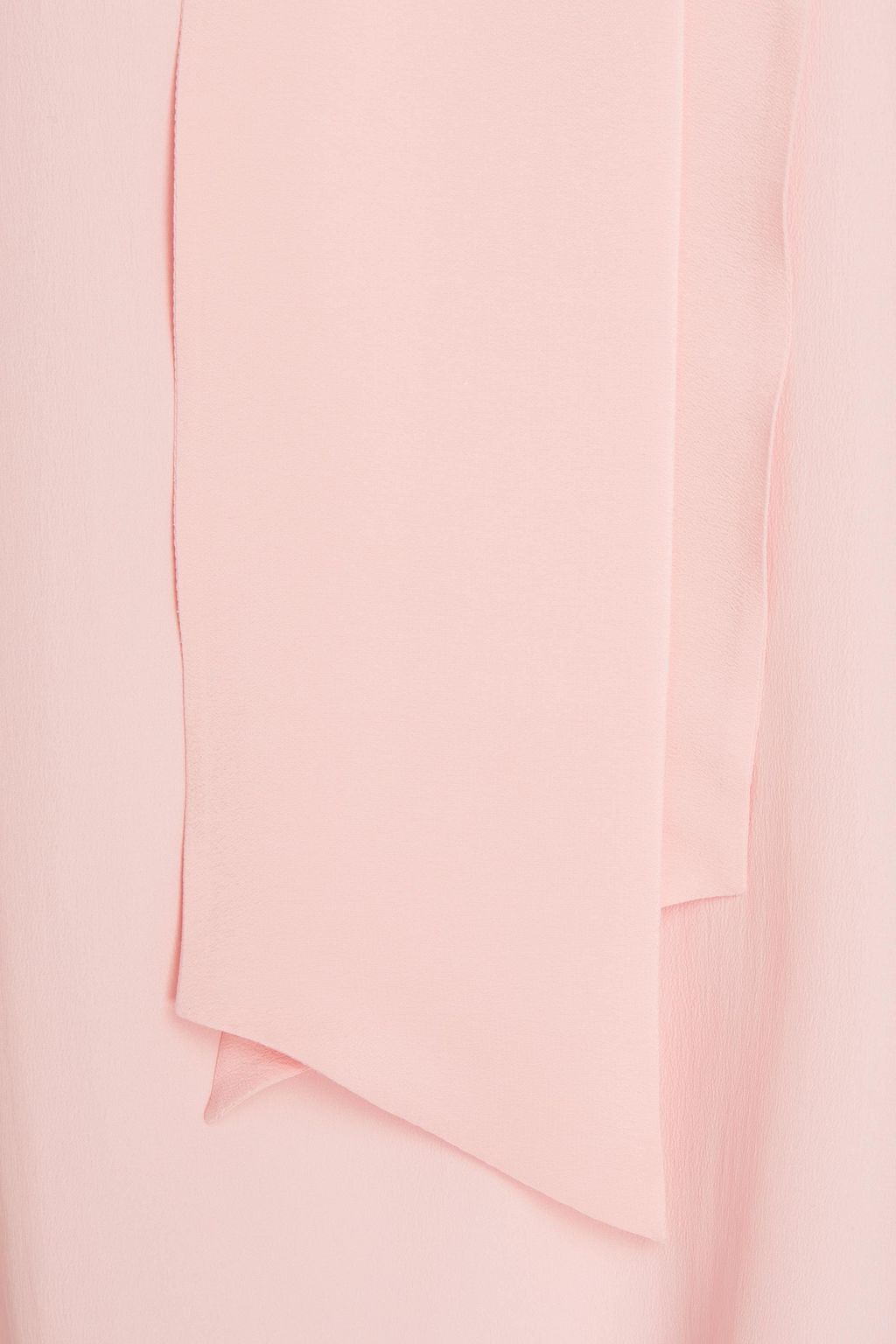 BOUTIQUE MOSCHINO Pussy-bow crepe de chine blouse