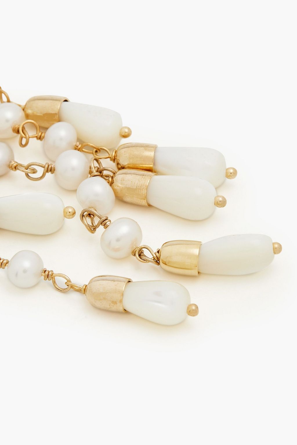 ROSANTICA Gold-tone pearl earrings