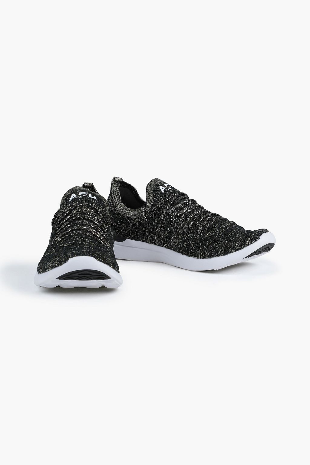 APL ATHLETIC PROPULSION LABS TechLoom Wave metallic knitted running sneakers