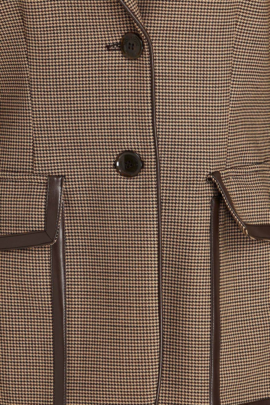 BOUTIQUE MOSCHINO Houndstooth woven blazer