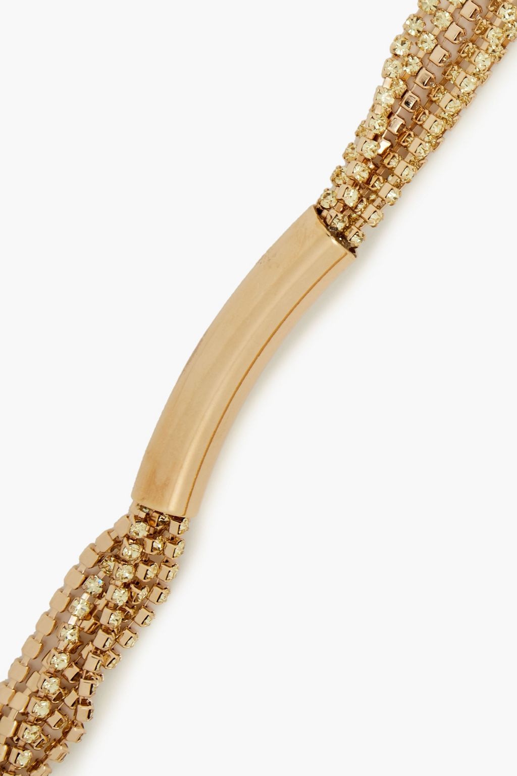 ROSANTICA Gold-tone crystal necklace