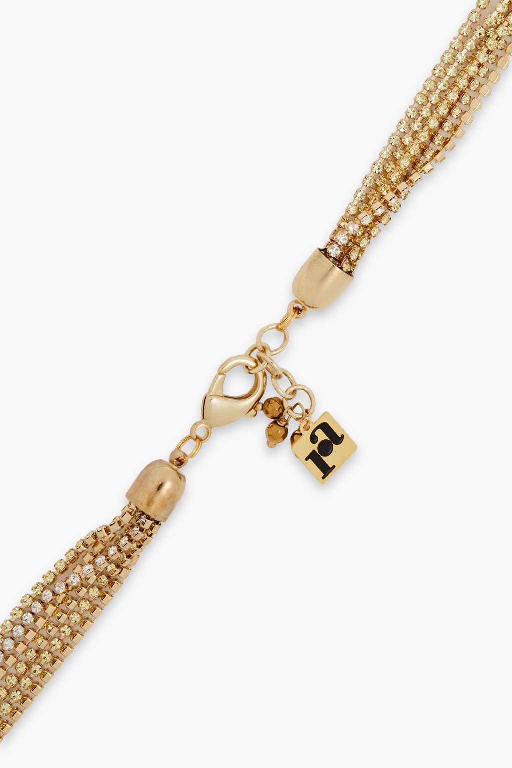 ROSANTICA Gold-tone crystal necklace