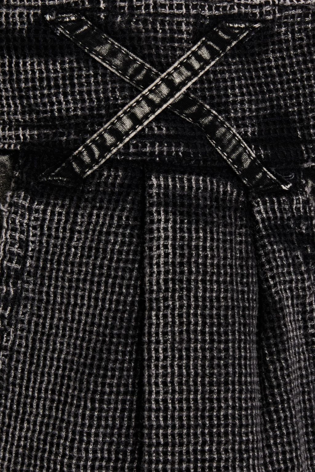 ISABEL MARANT Nappo denim-paneled cotton-piqué shorts