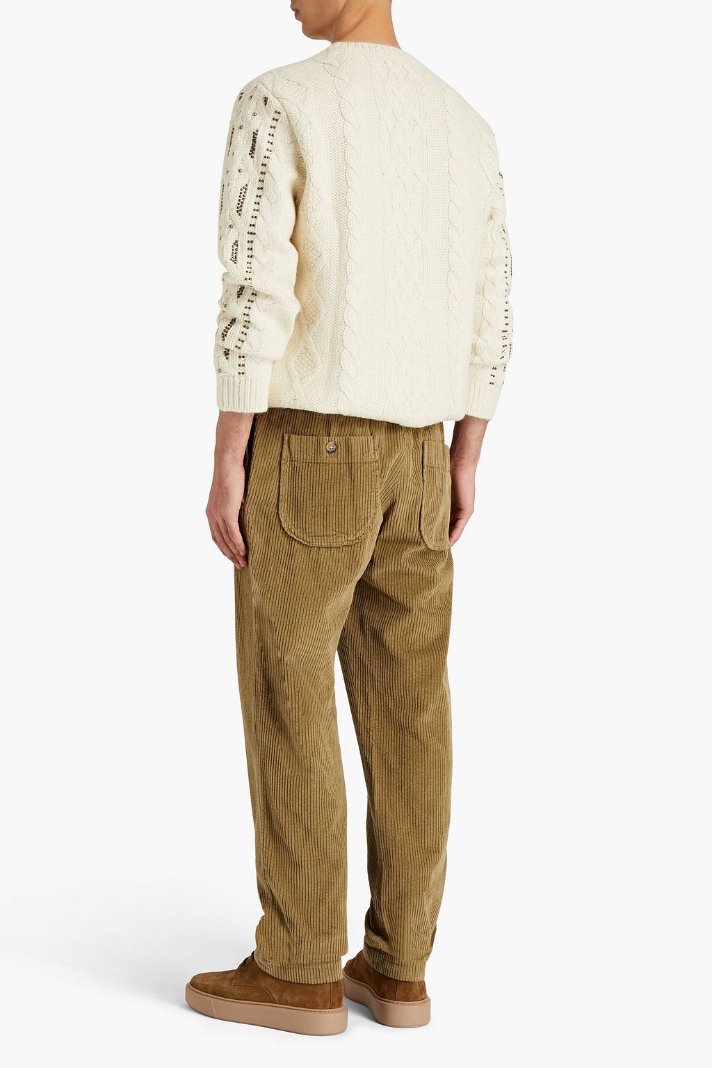 ISABEL MARANT Jailen tapered cotton-corduroy pants