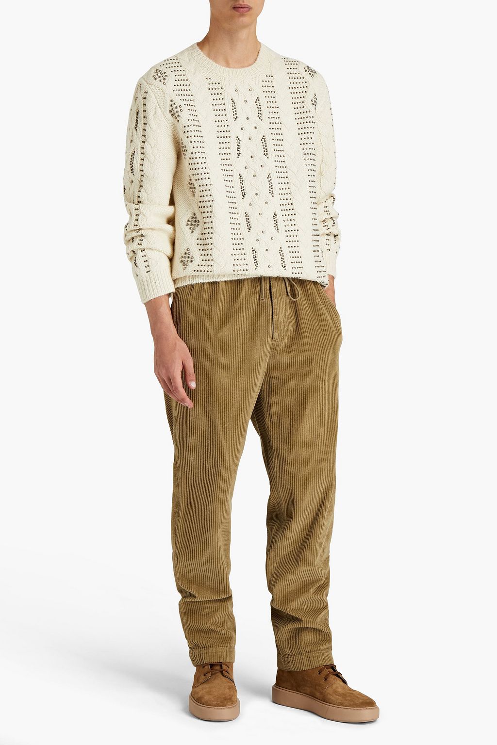 ISABEL MARANT Jailen tapered cotton-corduroy pants