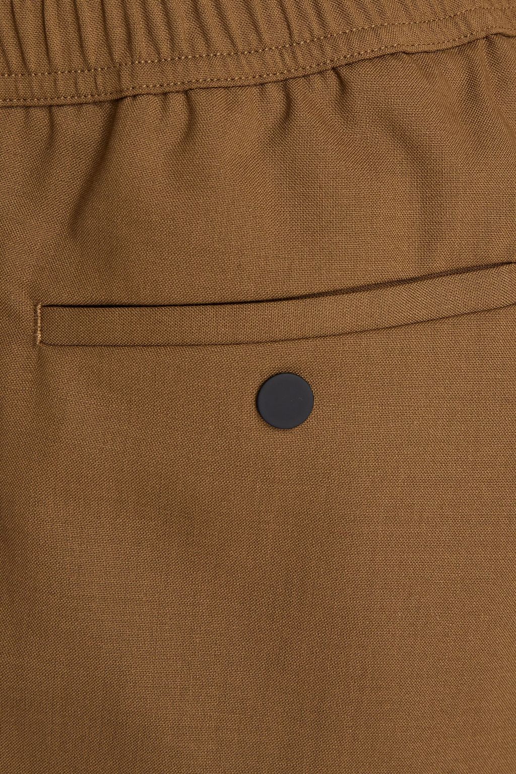 SANDRO Alpha tapered wool-blend crepe pants
