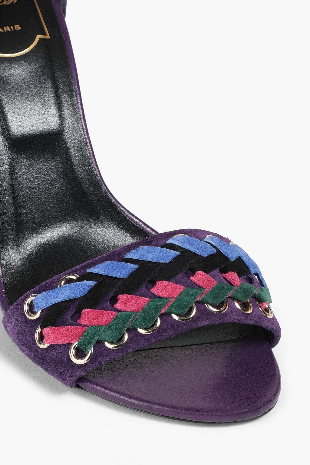 ROGER VIVIER صندل من الجلد السويدي