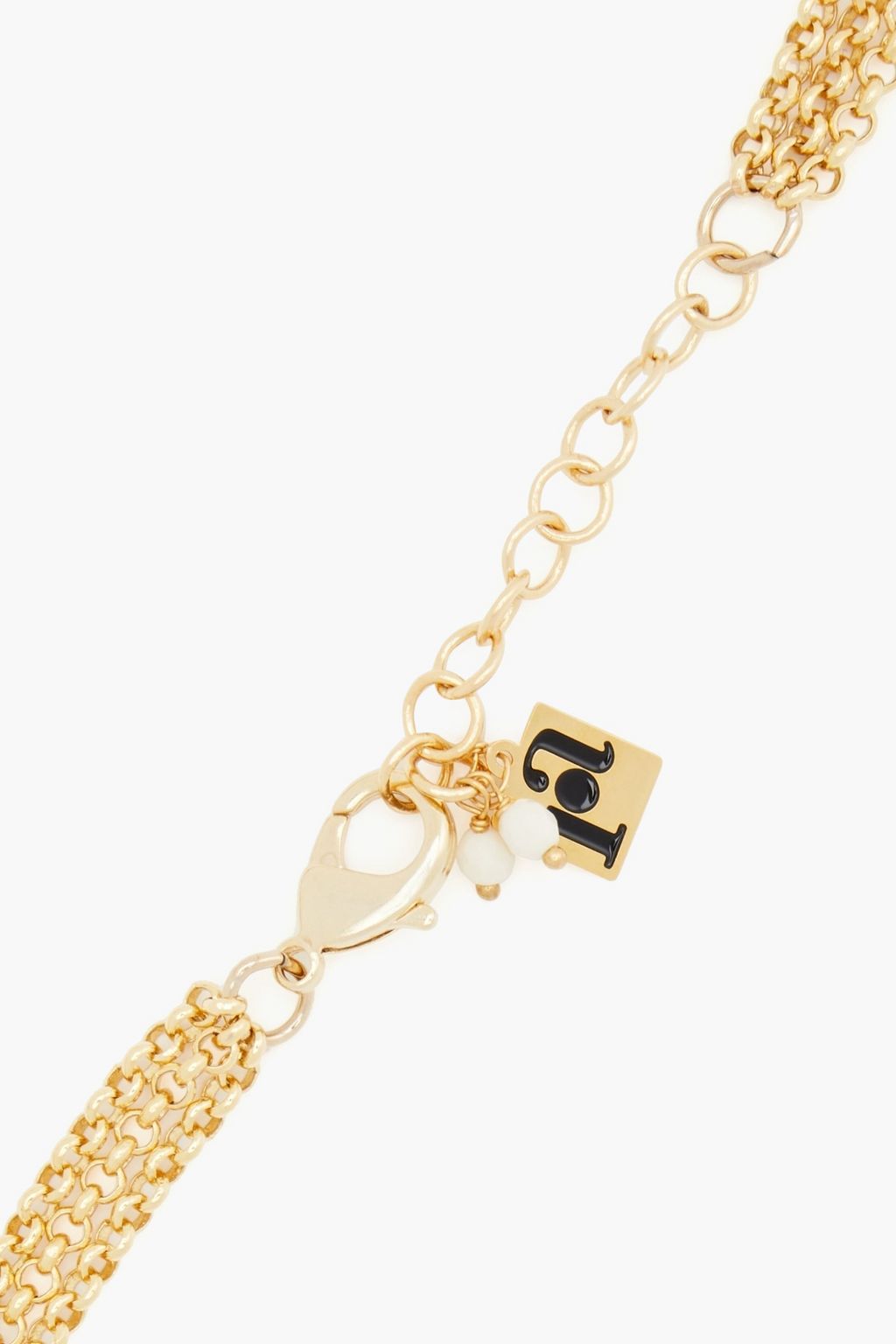 ROSANTICA Gold-tone shell choker