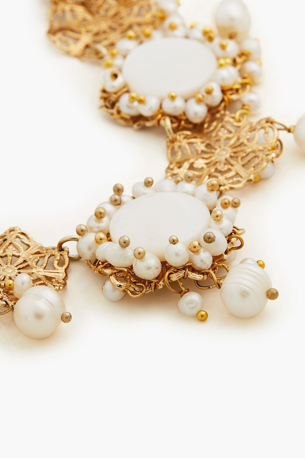 ROSANTICA Gold-tone pearl necklace