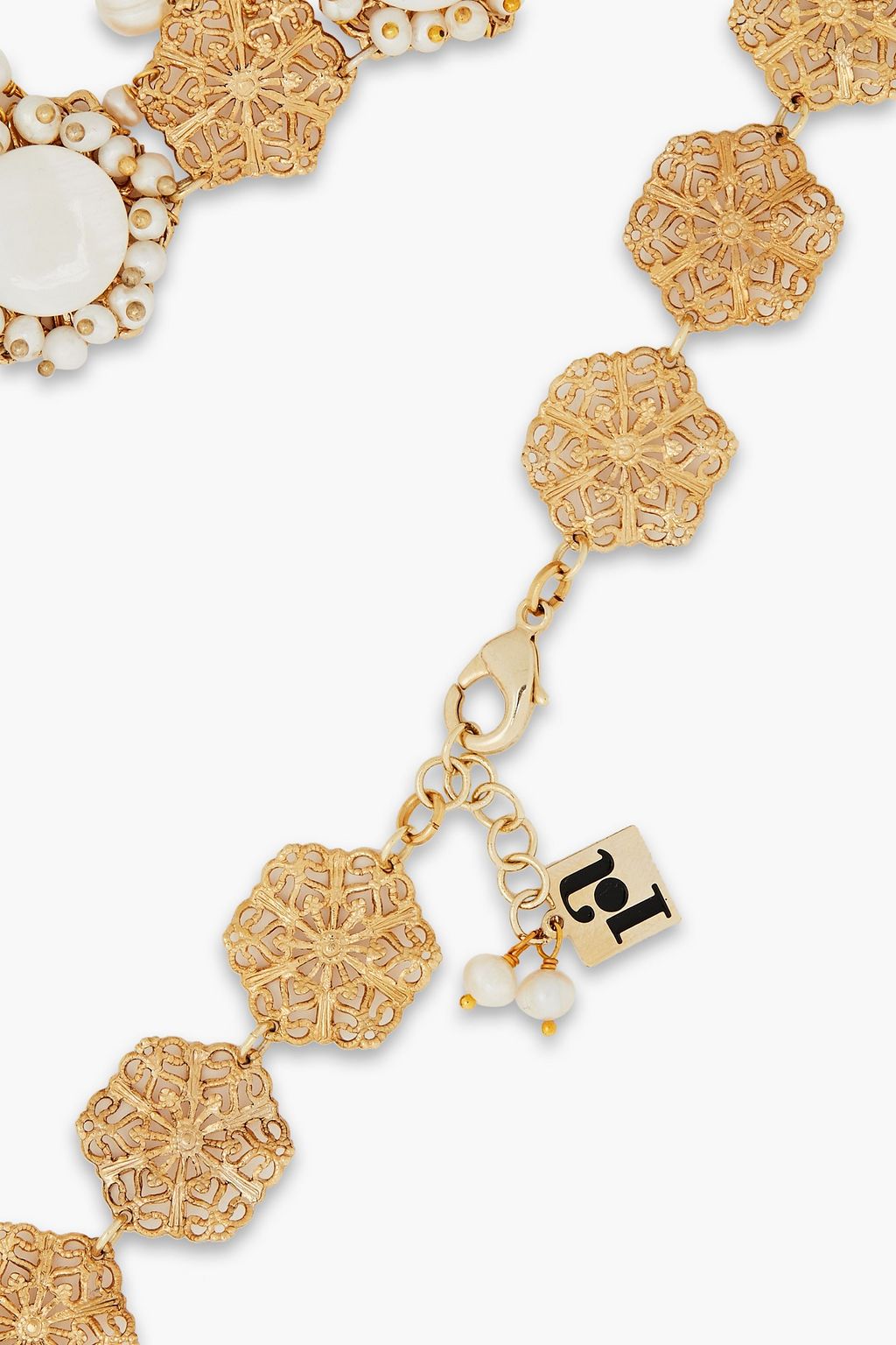 ROSANTICA Gold-tone pearl necklace