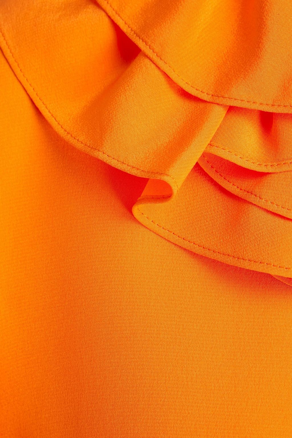 TORY BURCH シルククレープデシン ブラウス ラッフル付き