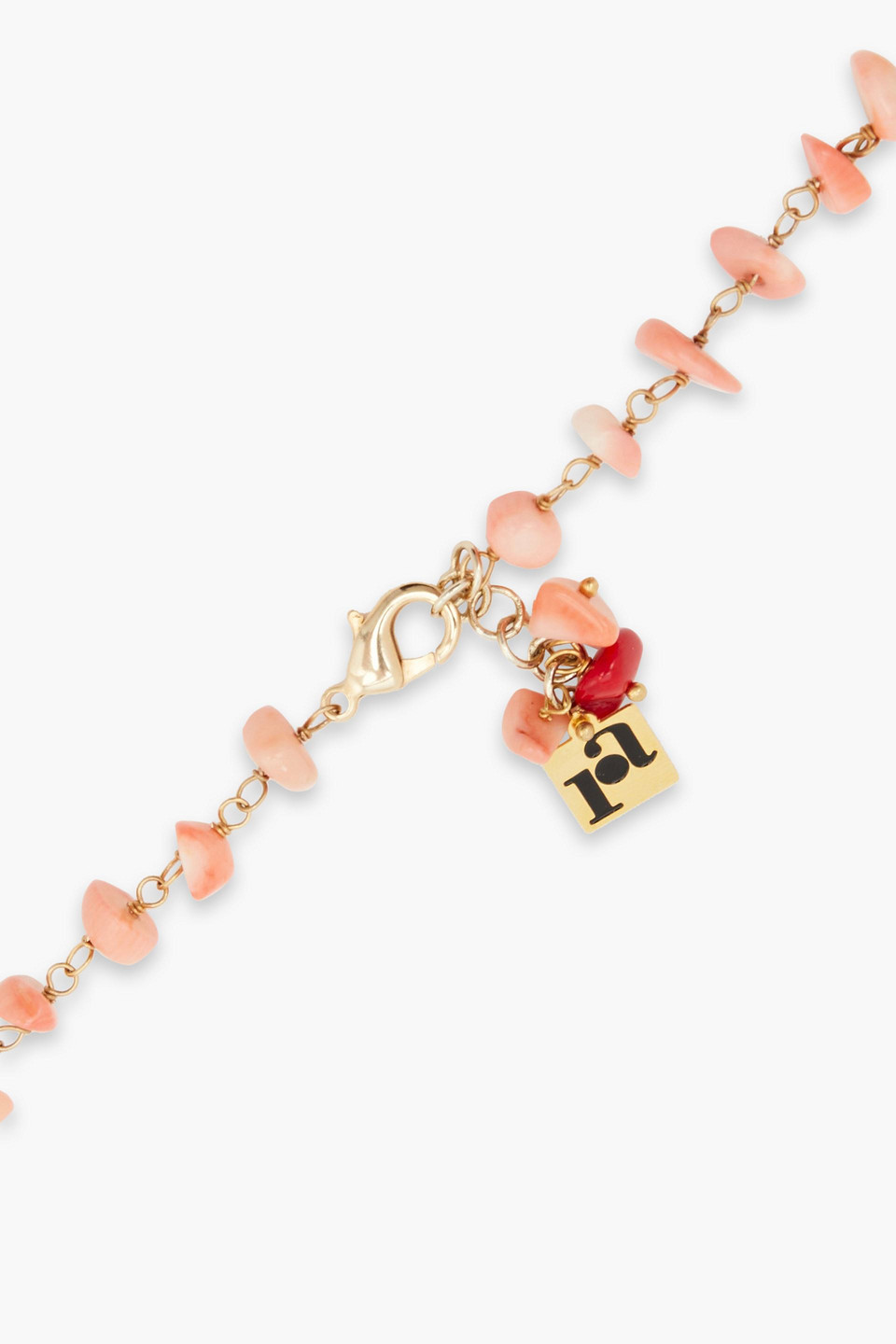 Rosantica Gold-tone Bead Necklace In Red