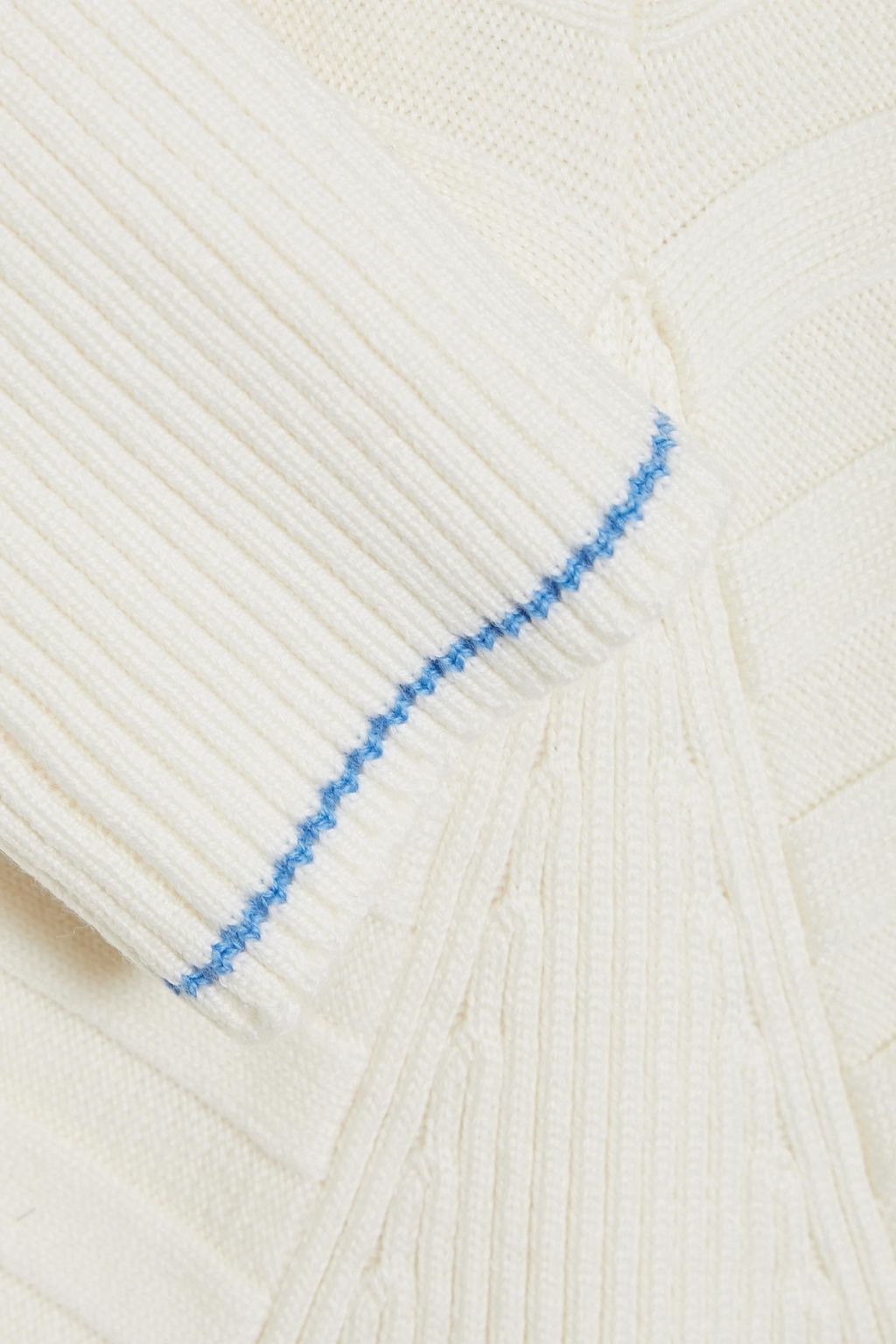 VICTORIA BECKHAM Ribbed wool-blend dress
