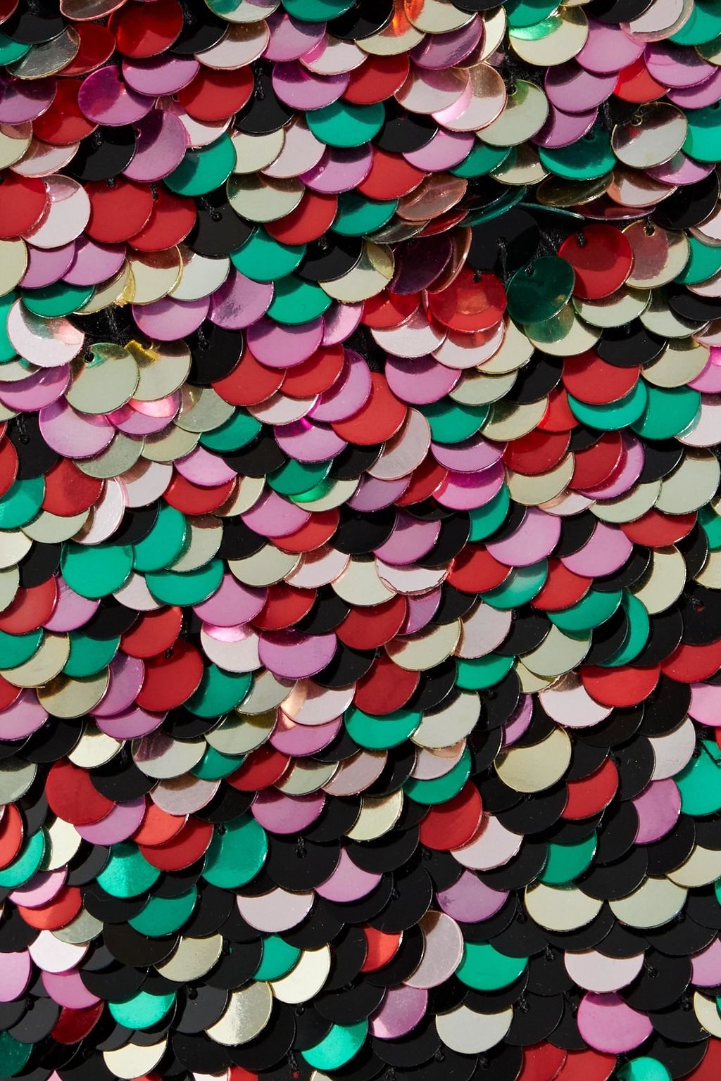 VALENTINO GARAVANI Sequined silk-chiffon mini dress