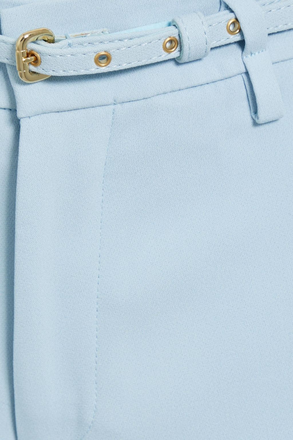 REDVALENTINO بنطلون بقصة أرجل مستقيمة من الكريب مزوّد بحزام