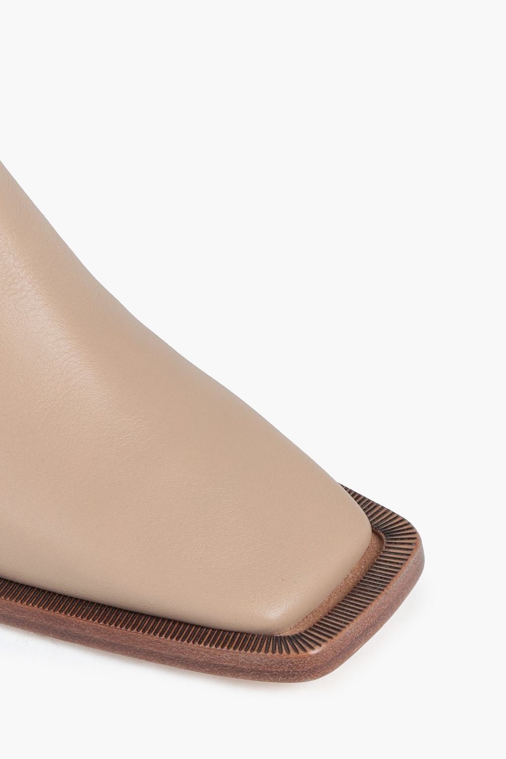 MM6 MAISON MARGIELA حذاء بوت بطول الكاحل من الجلد