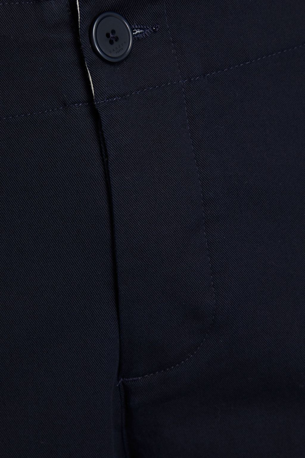 SANDRO Cotton-blend twill chinos
