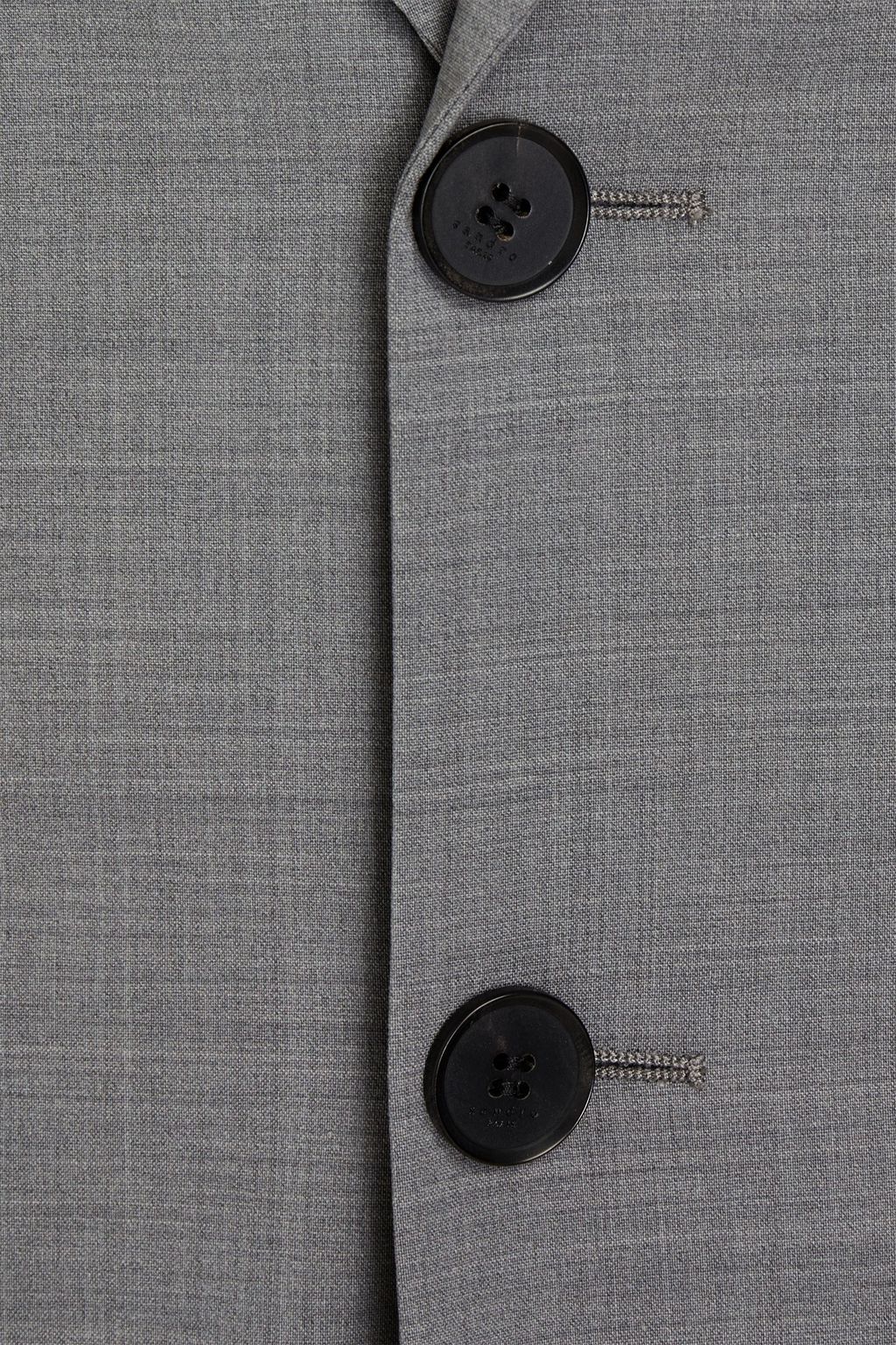 SANDRO Mélange stretch-wool suit jacket
