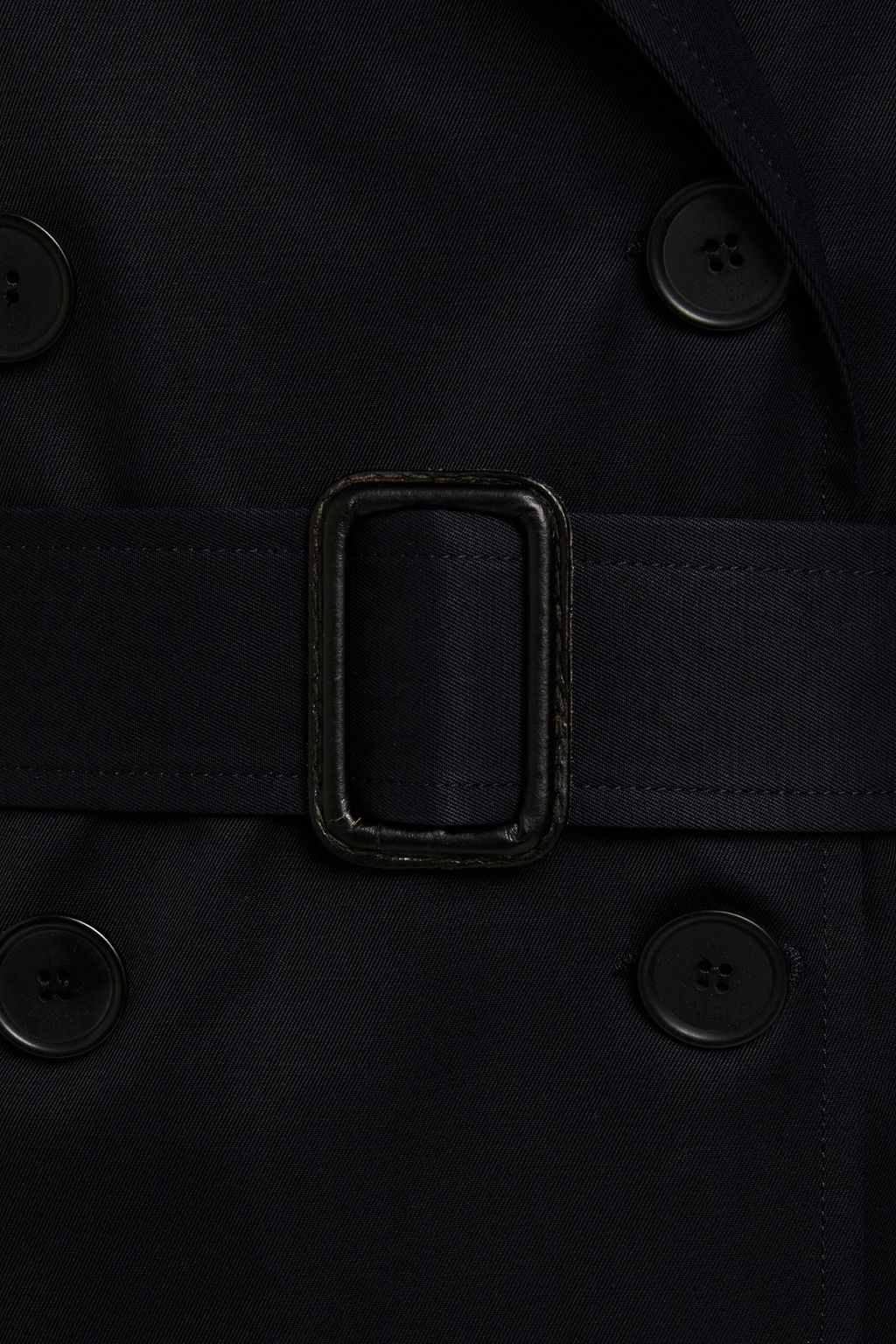 SANDRO Cotton-gabardine trench coat