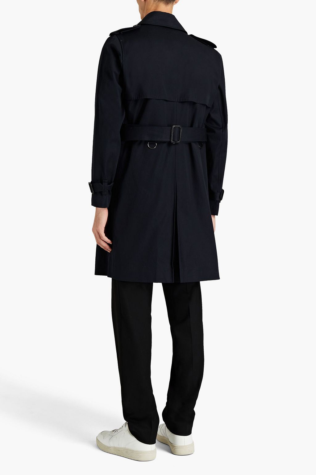 SANDRO Cotton-gabardine trench coat