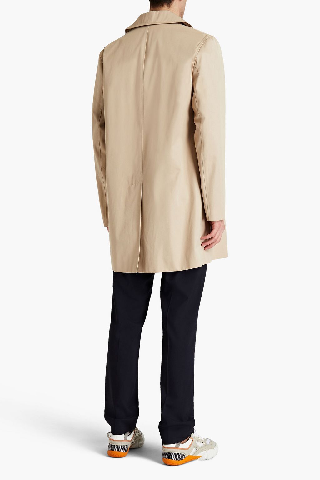 SANDRO Cotton-gabardine coat