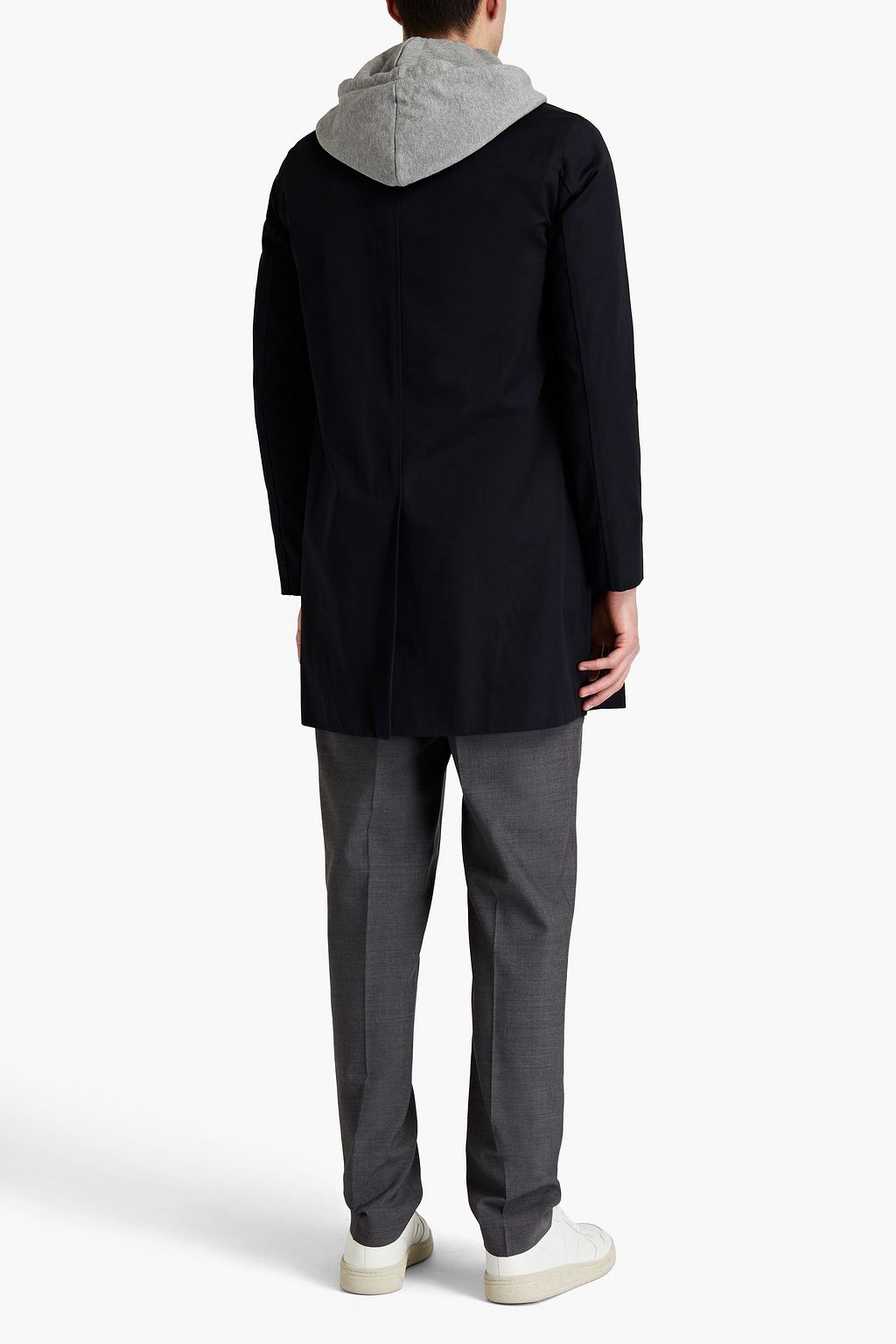 SANDRO Cotton-gabardine coat