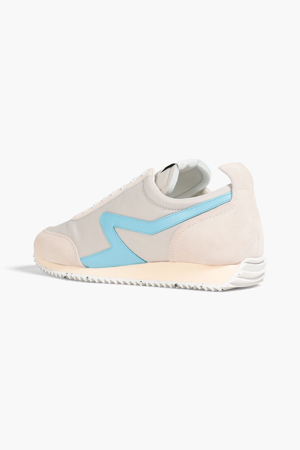 RAG & BONE Retro Runner suede-paneled shell sneakers