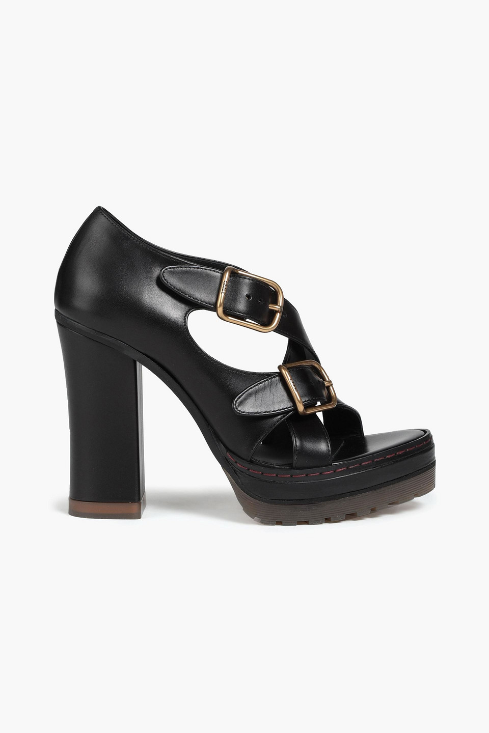 Chloé Plateausandalen Aus Leder