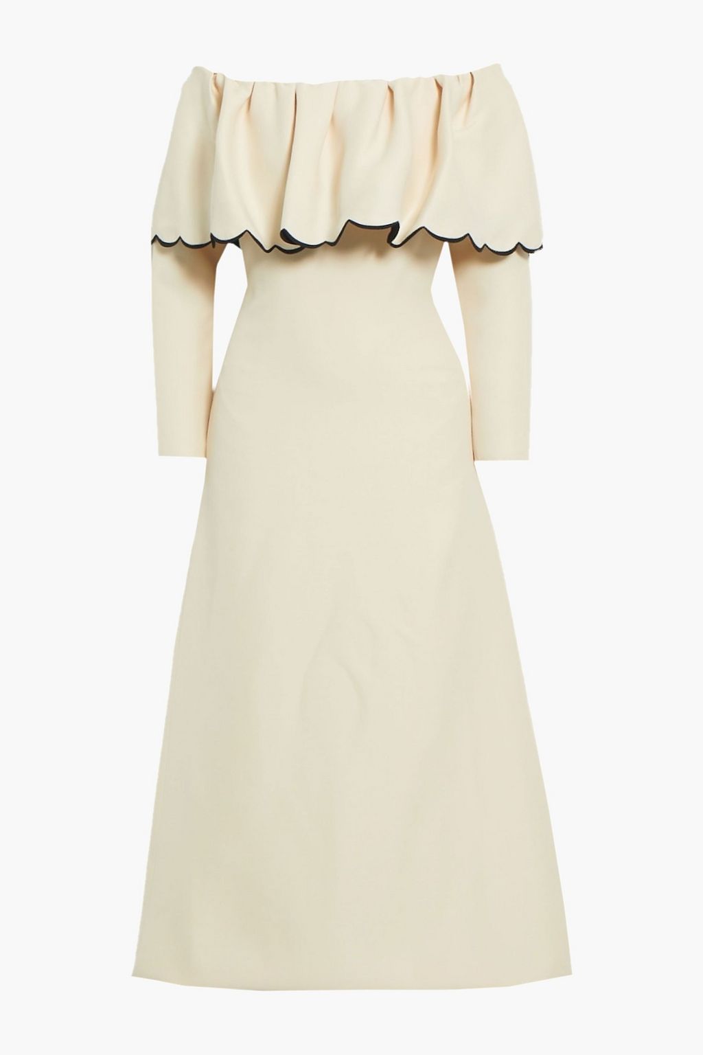 VALENTINO GARAVANI silk and wool-blend maxi dress | Sale up to 70% off | THE OUTNET